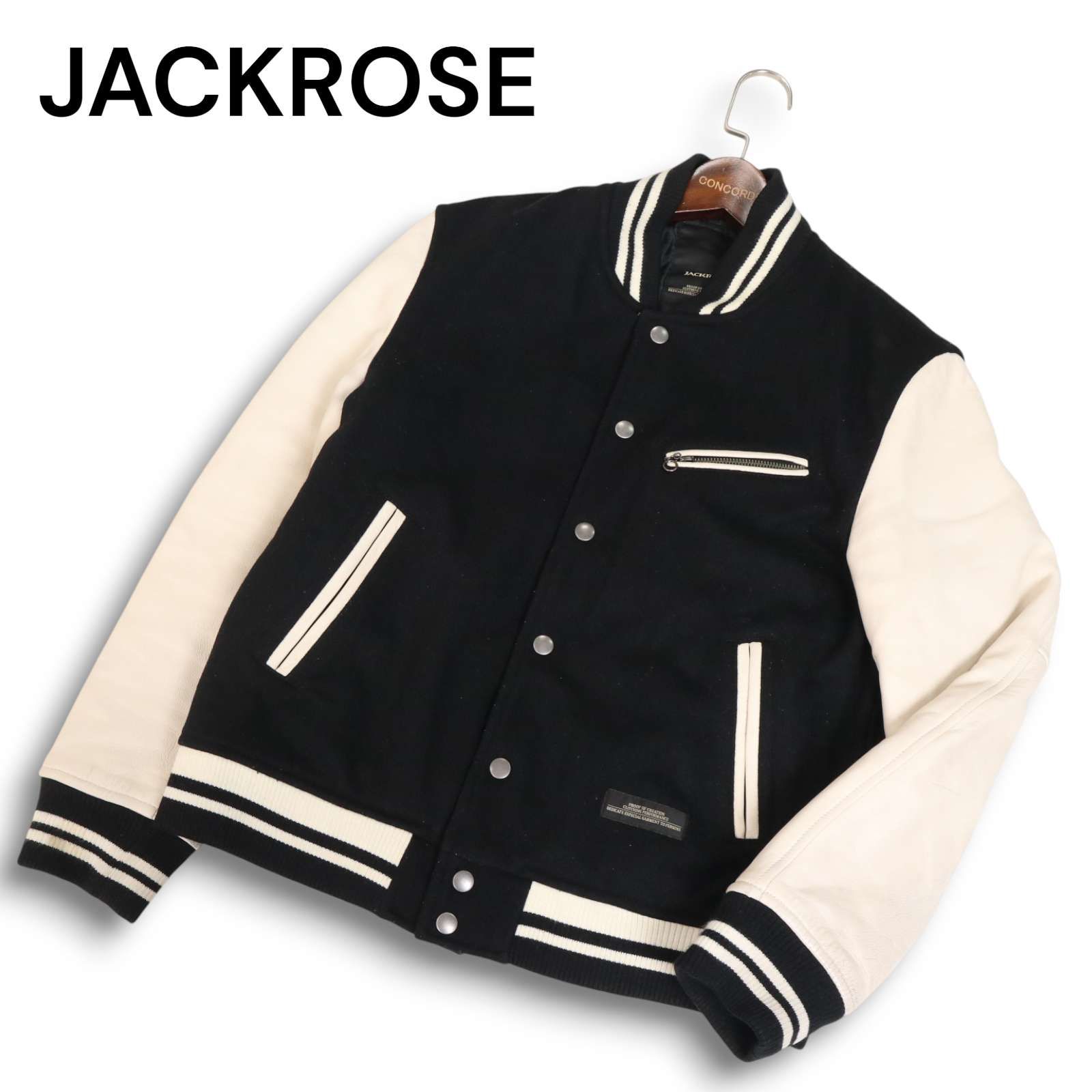 ジャックローズ JACKROSE スタジャン ジャケット 3サイズ 袖レザー