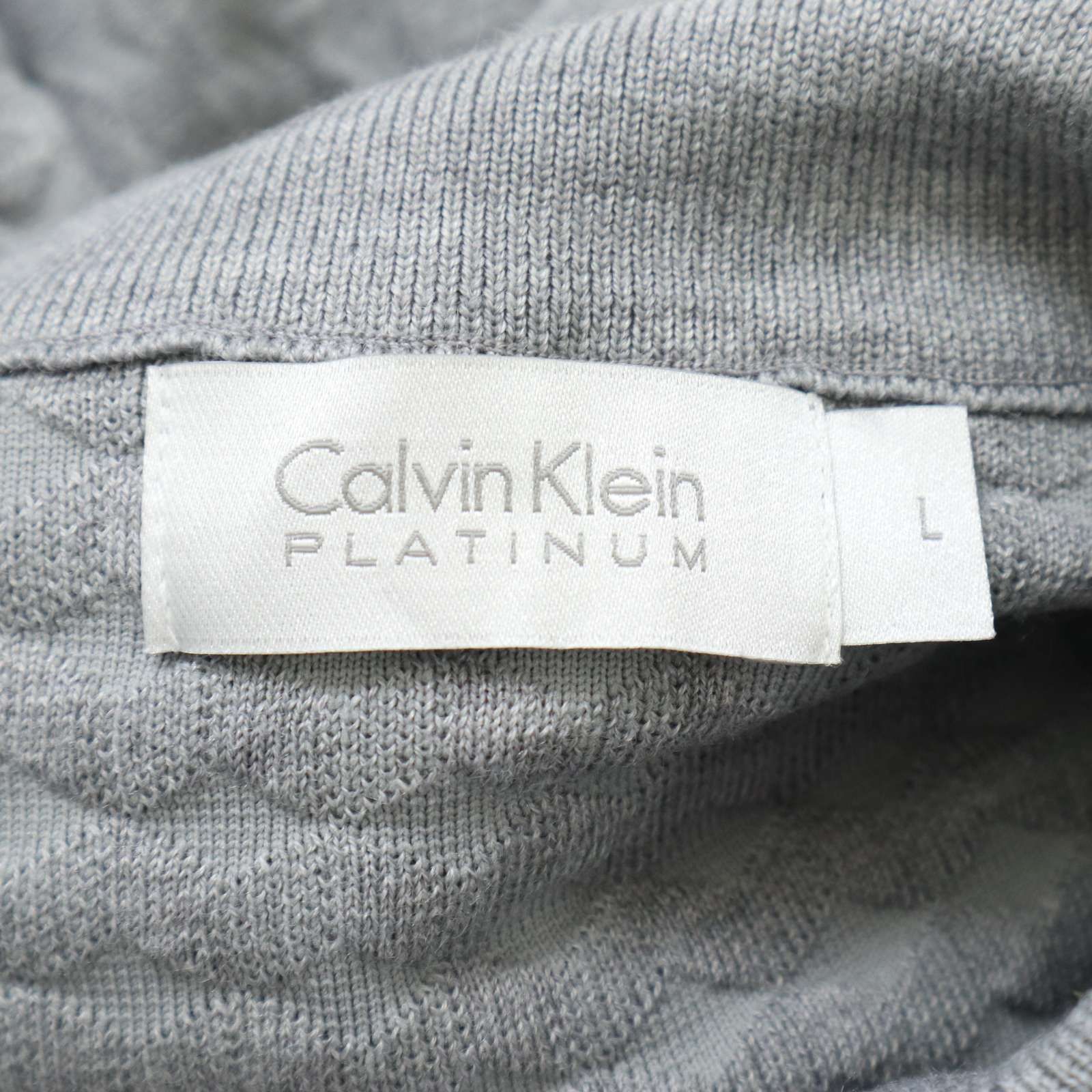 Calvin Klein PLATINUM カルバンクライン プラチナム 秋冬 ジャガード 