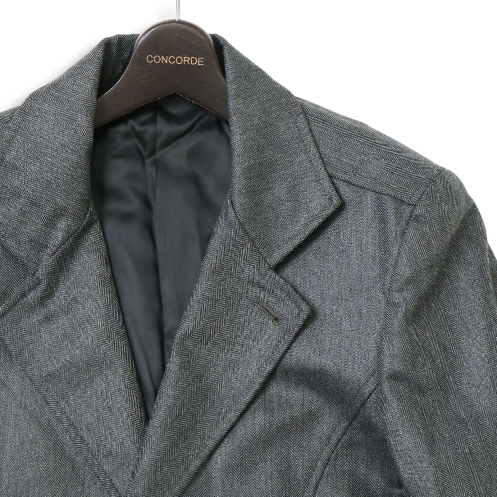 メンズティノラス　チェスターコート グレー MEN'S TENORAS メンズティノラス 秋冬 ヘリンボーン☆ ウール