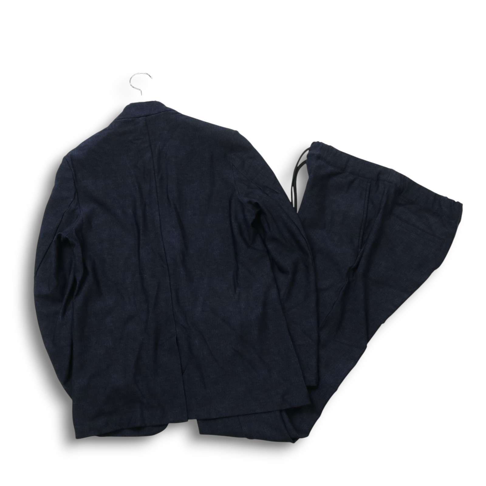 22 AW HIGH STREET ハイストリート ヒートパフォーマー ノーカラー ジャケット-パンツ セットアップ スーツ Sz.M メンズ