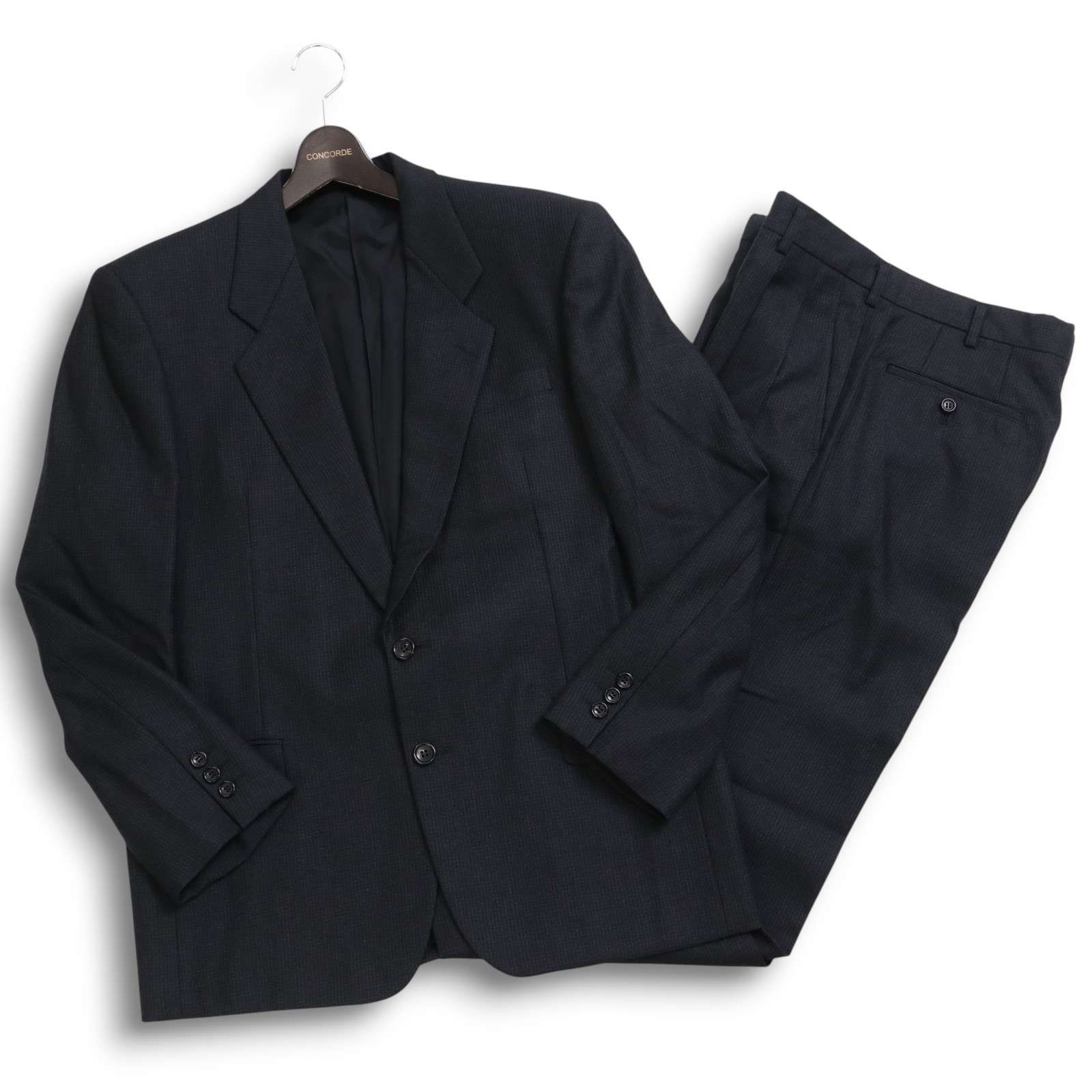 AD 1994 COMME des GARCONS HOMME DEUX コムデギャルソン オムドゥ 秋冬 90 s ストライプ セットアップ スーツ Sz M メンズ