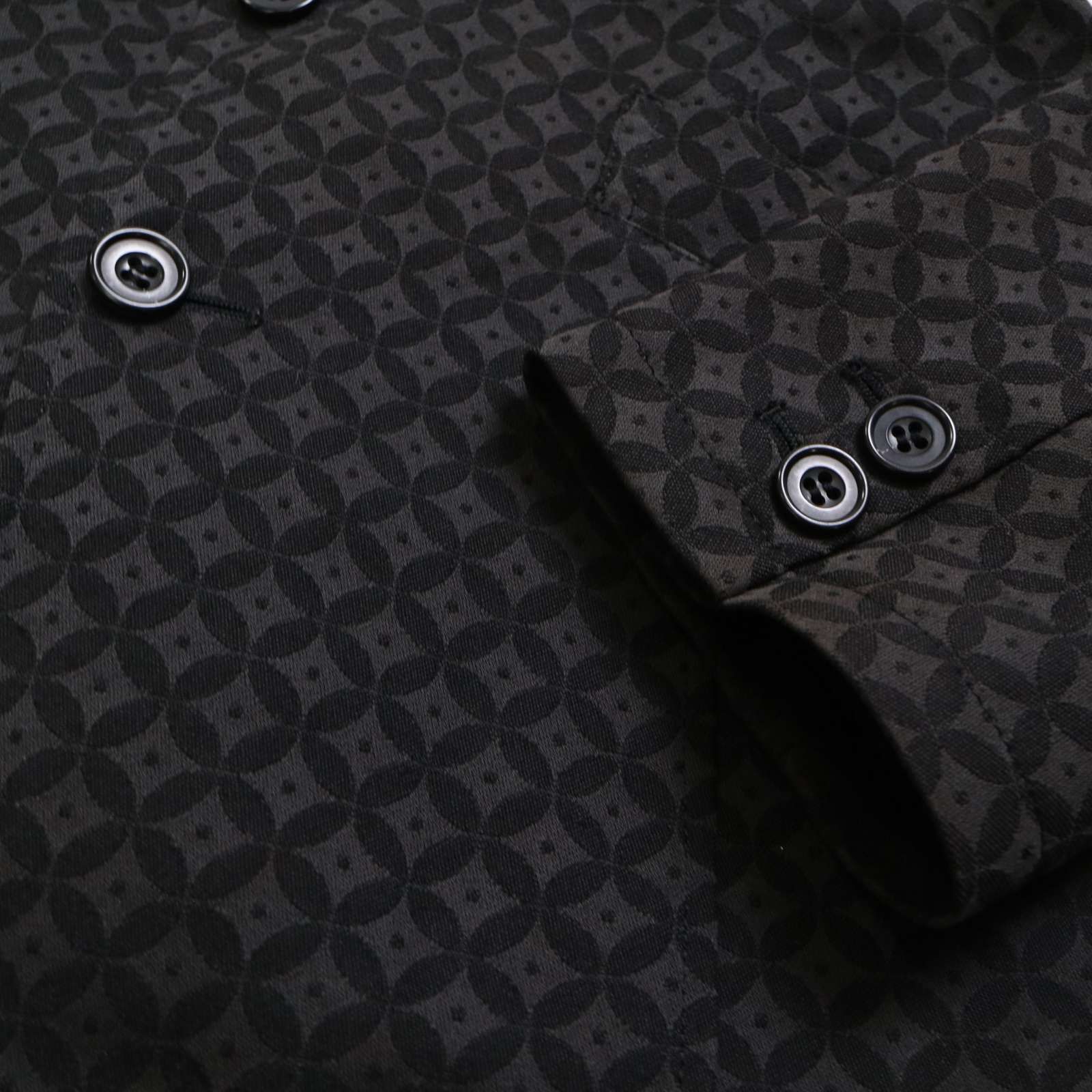 00sトルネードマート ブラック黒ブルゾン ムラ染 Y2K 秋春用 綿51%