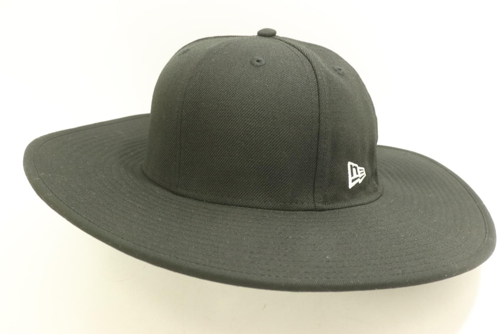 ERA メンズハット -- Fitted Long Brim Hat 黒 ブラック ロゴ