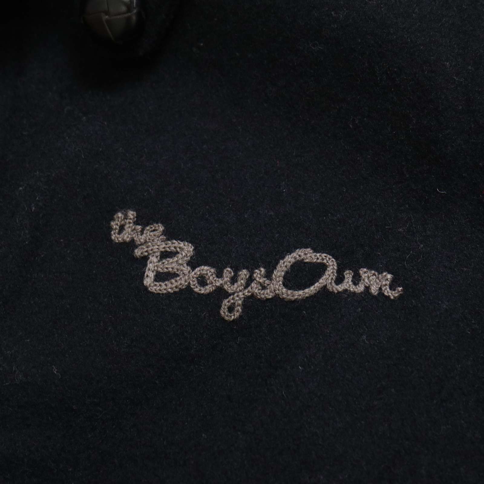 The DUFFER of ST.GEORGE ダファー 袖革☆ ラム レザー × ウール