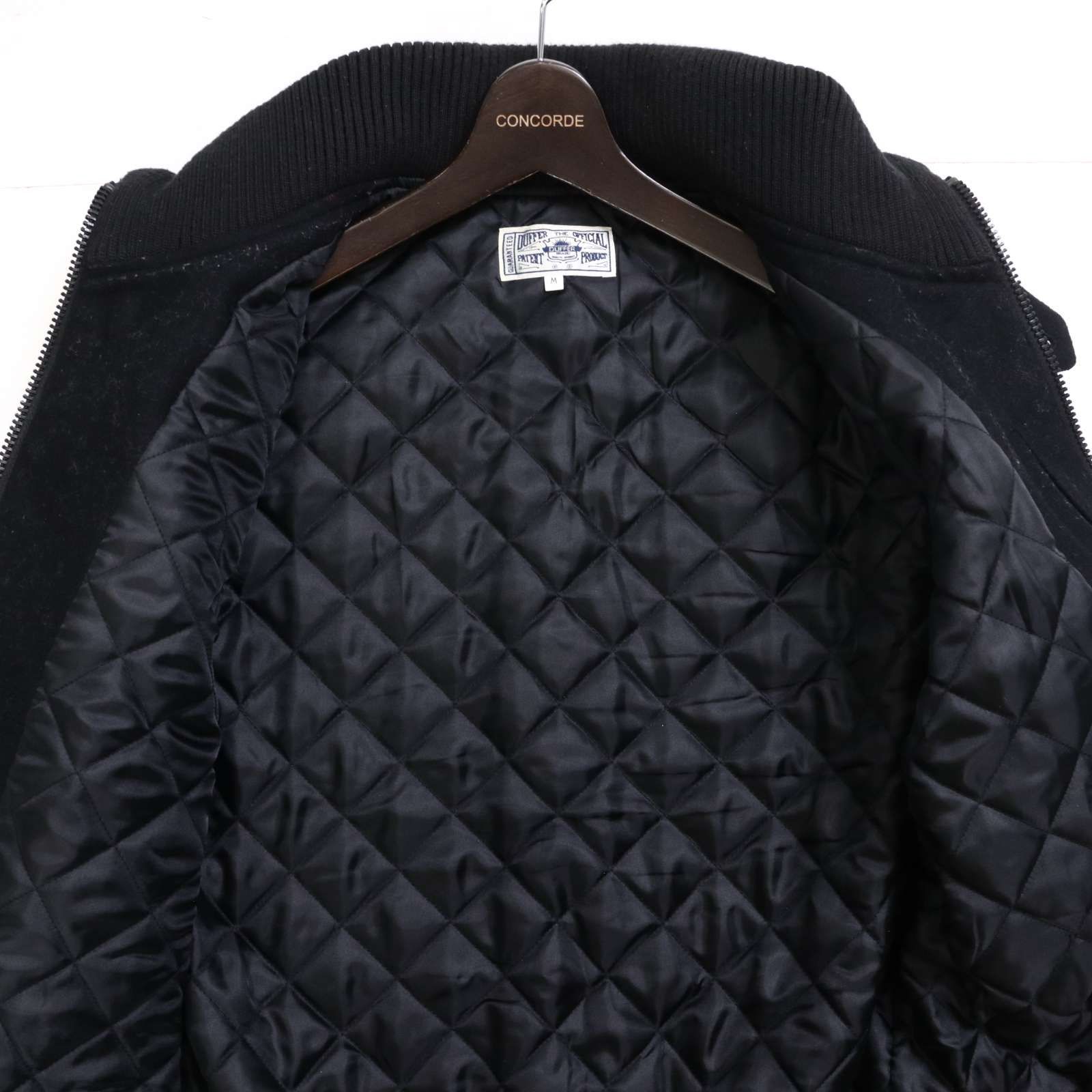 The DUFFER of ST.GEORGE ダファー 袖革☆ ラム レザー × ウール