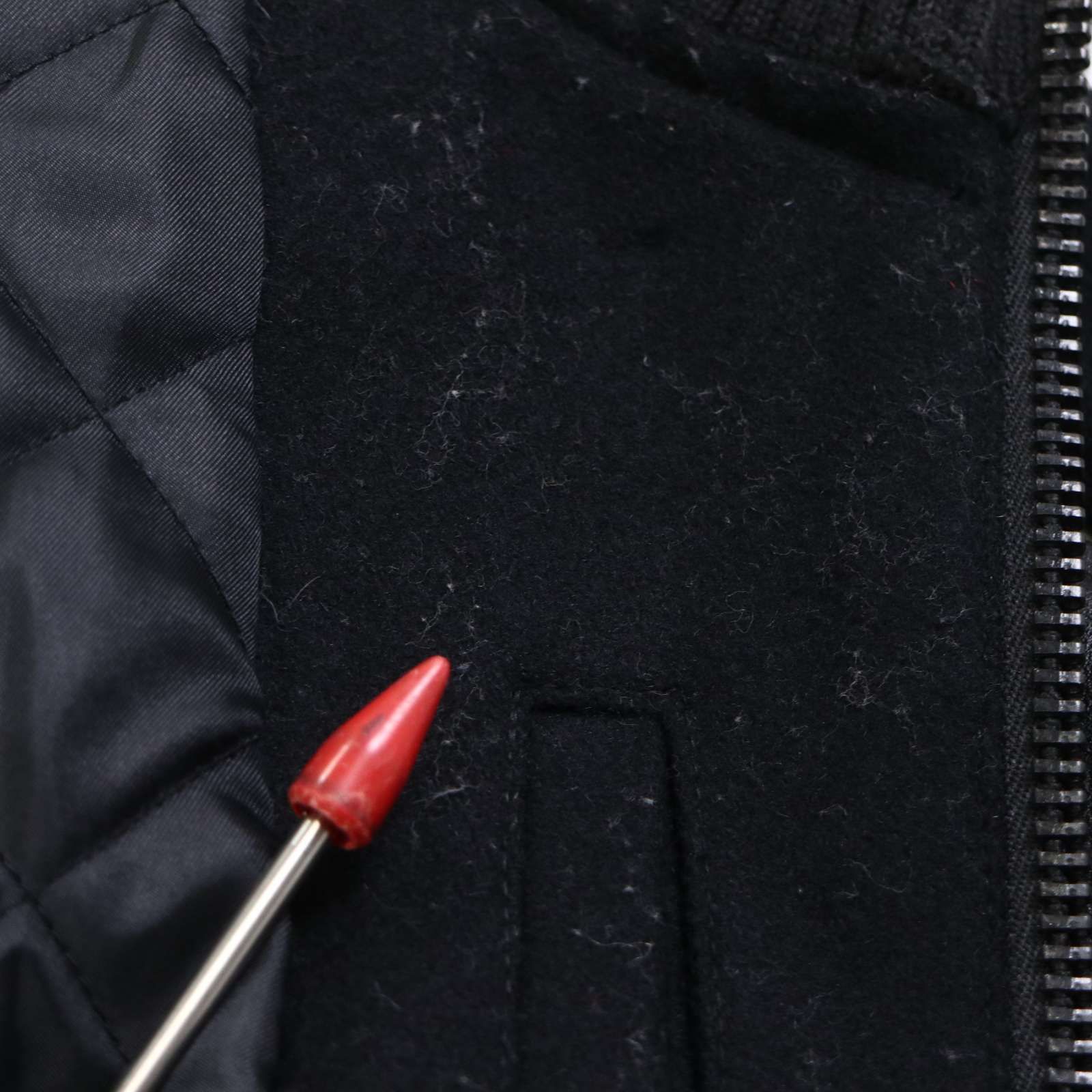 The DUFFER of ST.GEORGE ダファー 袖革☆ ラム レザー × ウール