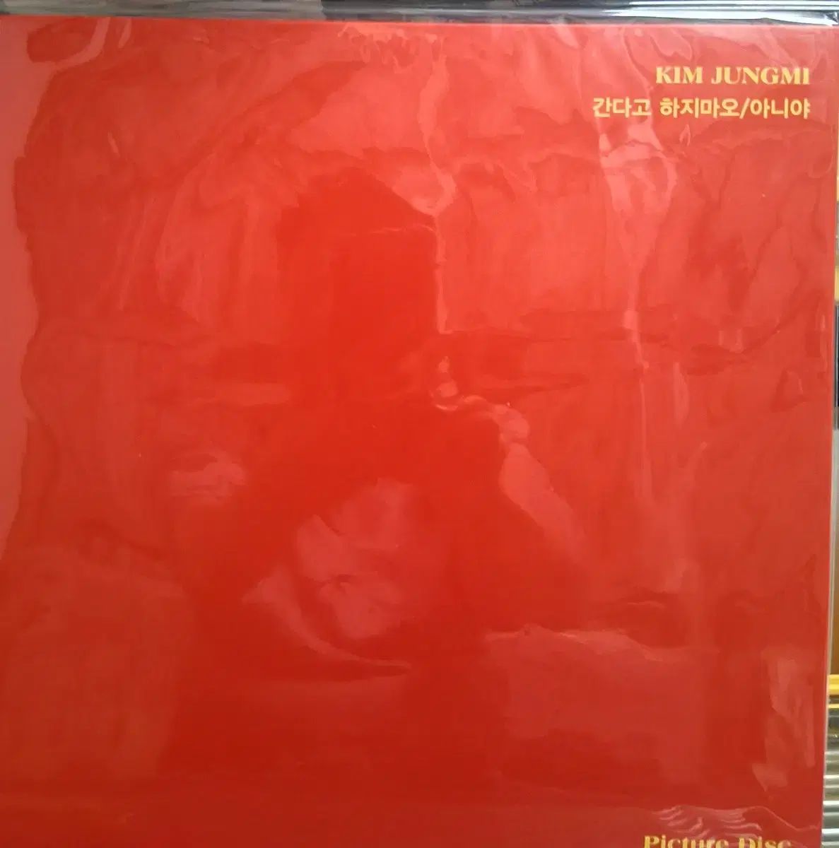  キム ジョンミ LP 行かないで いいえ ピクチャ ディスク その他 楽器 機材