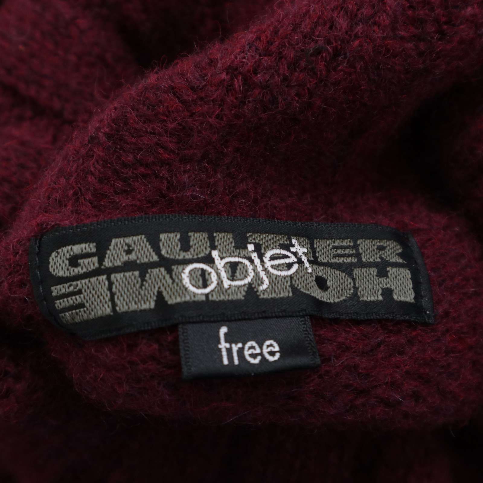 GAULTIER HOMME objet ジャンポール ゴルチエ オム 秋冬 ウール100