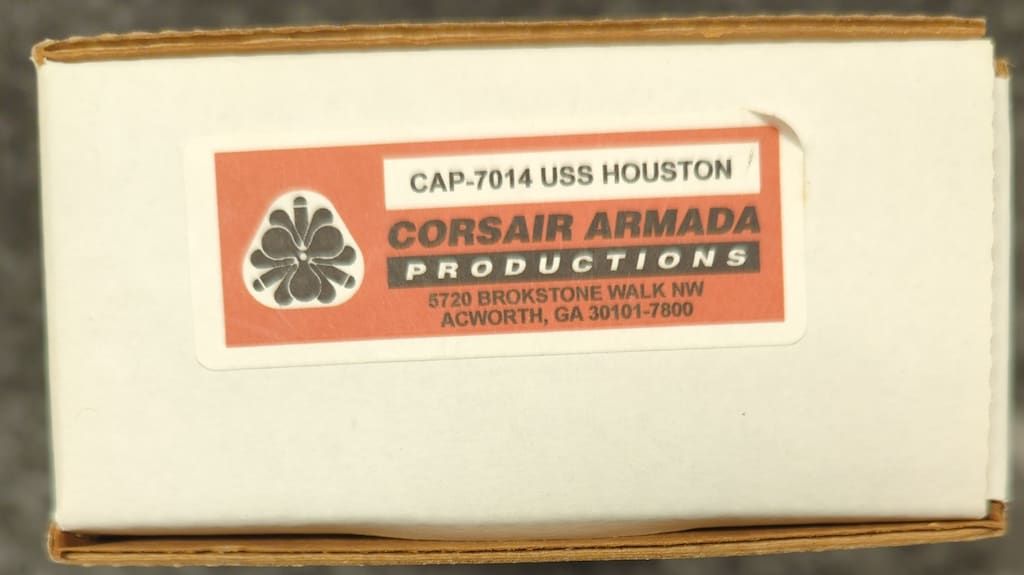 CORSAIR ARMADA レジンキャストキット USS HOUSTON CA 30 CAP 7014