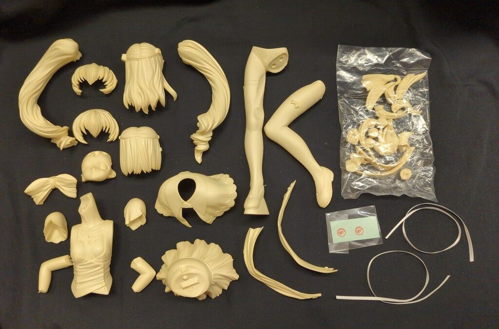 1 5スケールレジンキャストキット 原型 みすまるましい 愛沢ともみ バニータイプ