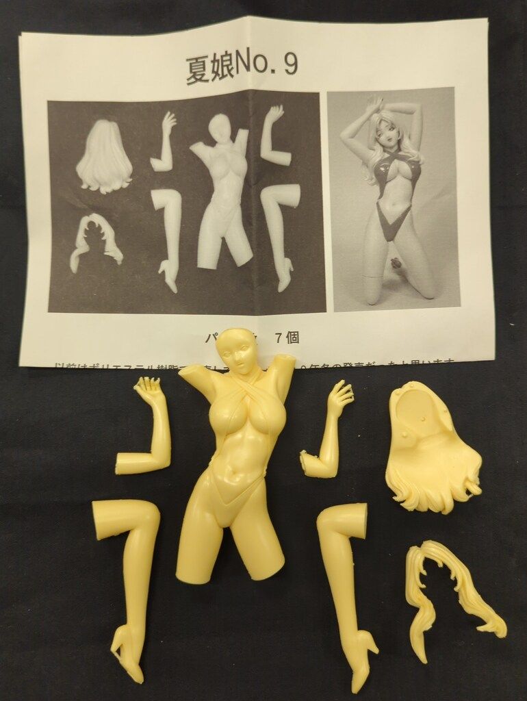ムーンライター レジンキャストキット 夏娘 No 9