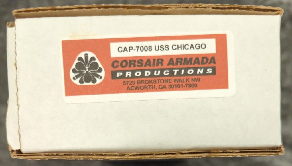 CORSAIR ARMADA レジンキャストキット USS CHICAGO CA 29 1943 CAP 7008