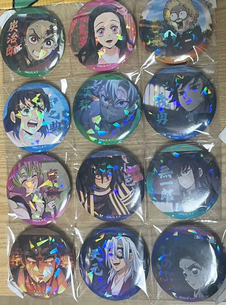 鬼滅の刃 アークリルスタンド バッジ 全種