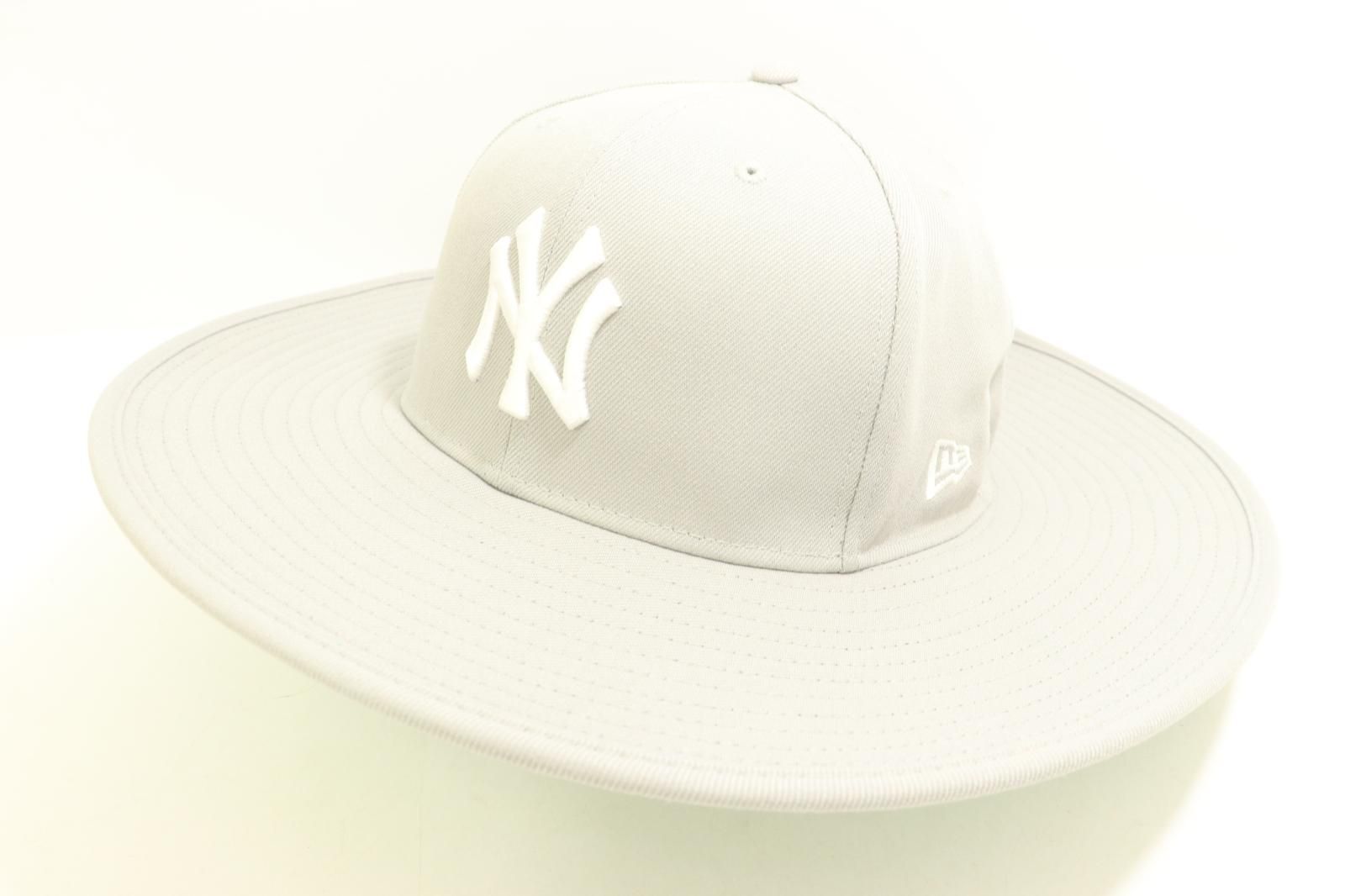 ERA メンズハット -- Fitted Long Brim Hat グレー 灰 ロゴ