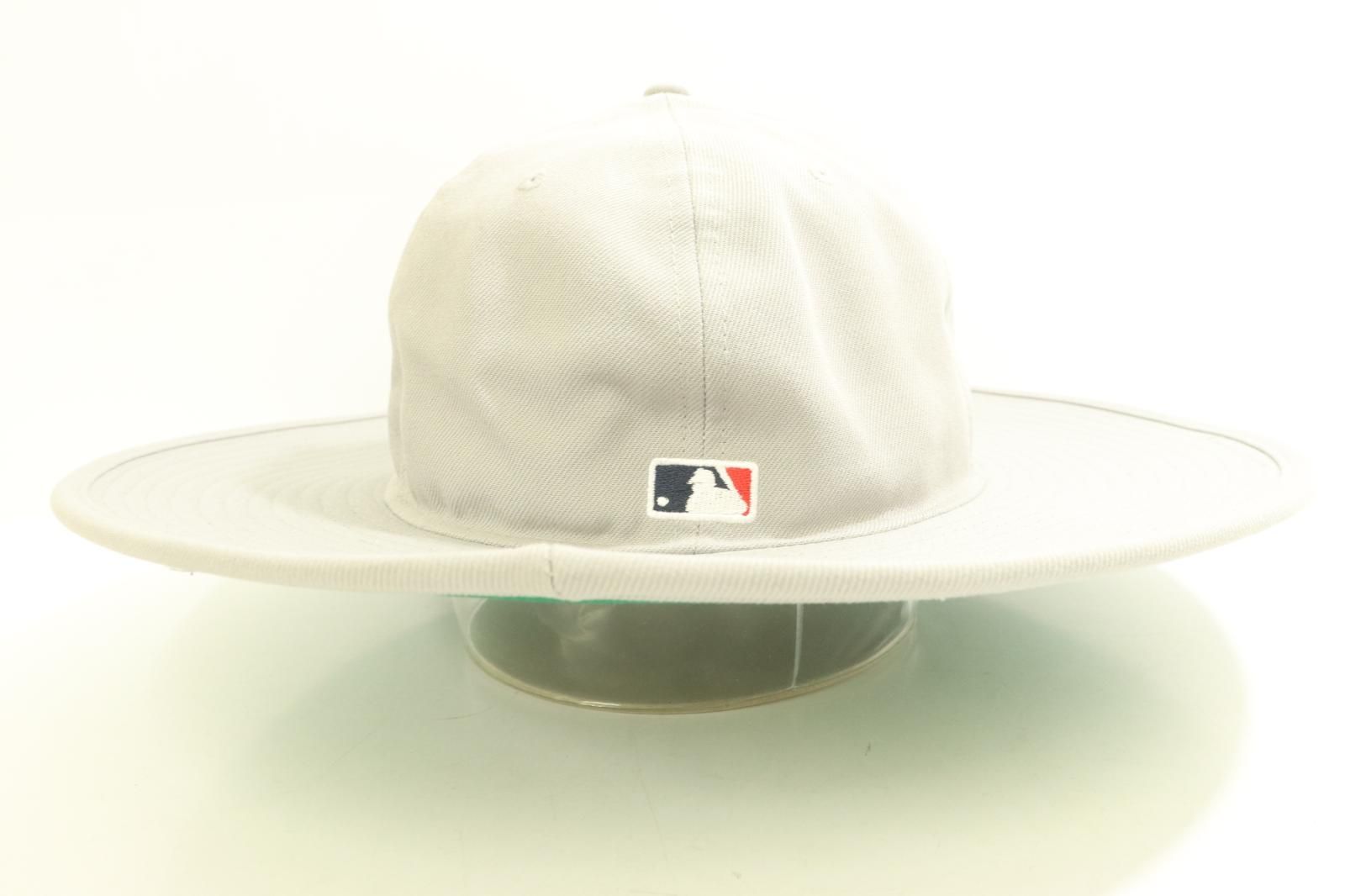 ERA メンズハット -- Fitted Long Brim Hat グレー 灰 ロゴ