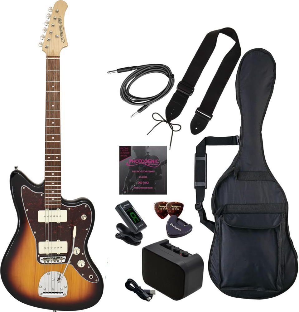 PhotoGenic ジャズマスター エレキギター Jazzmaster 3TS ライトセット