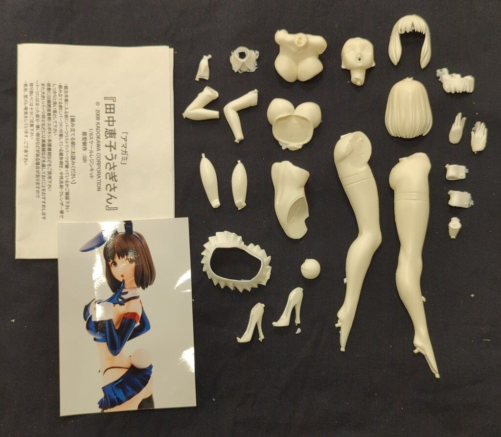 ゴリラモーター 1 6スケールキャストキット 原型 SIR 田中恵子 うさぎさん