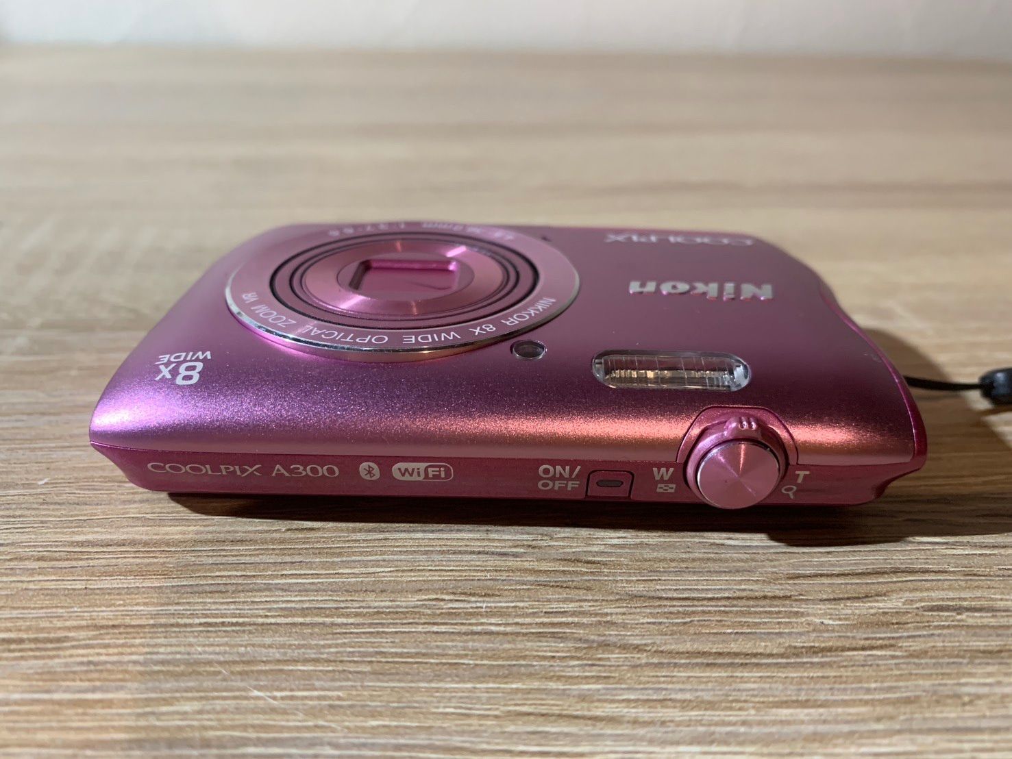 美品♪ Wi-Fi対応　Nikon COOLPIX A300 ピンク COOLPIX ニコン コンデジ Nikon A300 ピンク 中古 Wi-Fi搭載 SDカード