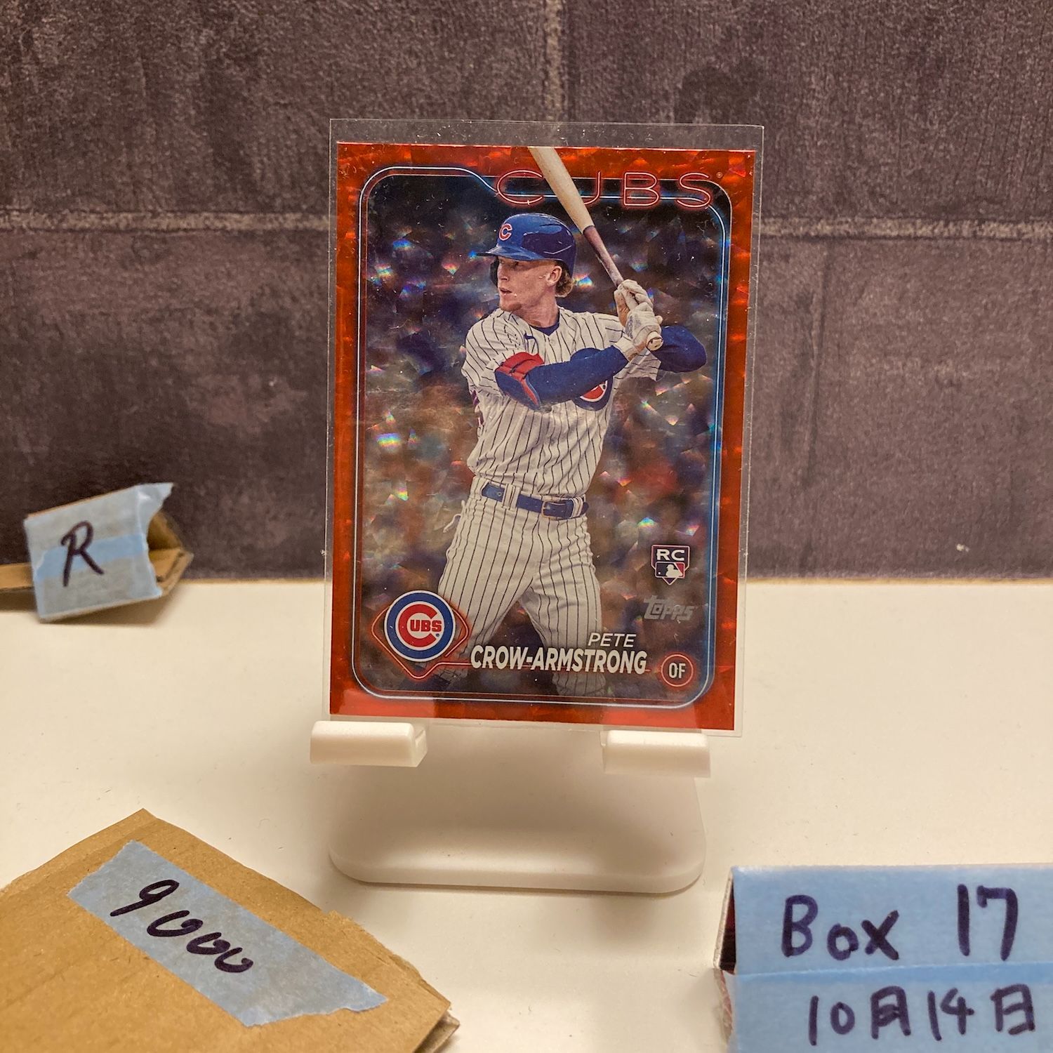 2025 Topps Chrome Pete Crow Armstrong 080 199 Chicago Cubs Red Refractor RC ルーキー Rookie カード