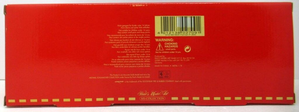 Paul sModelArt 1 18ミニチャンプス MS FERRARI F 300 52089