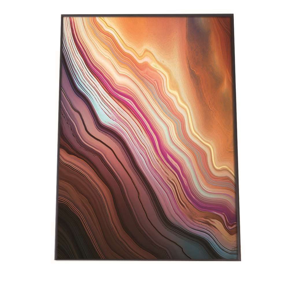 B1サイズ（約73x103cm）】【lh-poster-1138】アゲートスライス メノウ