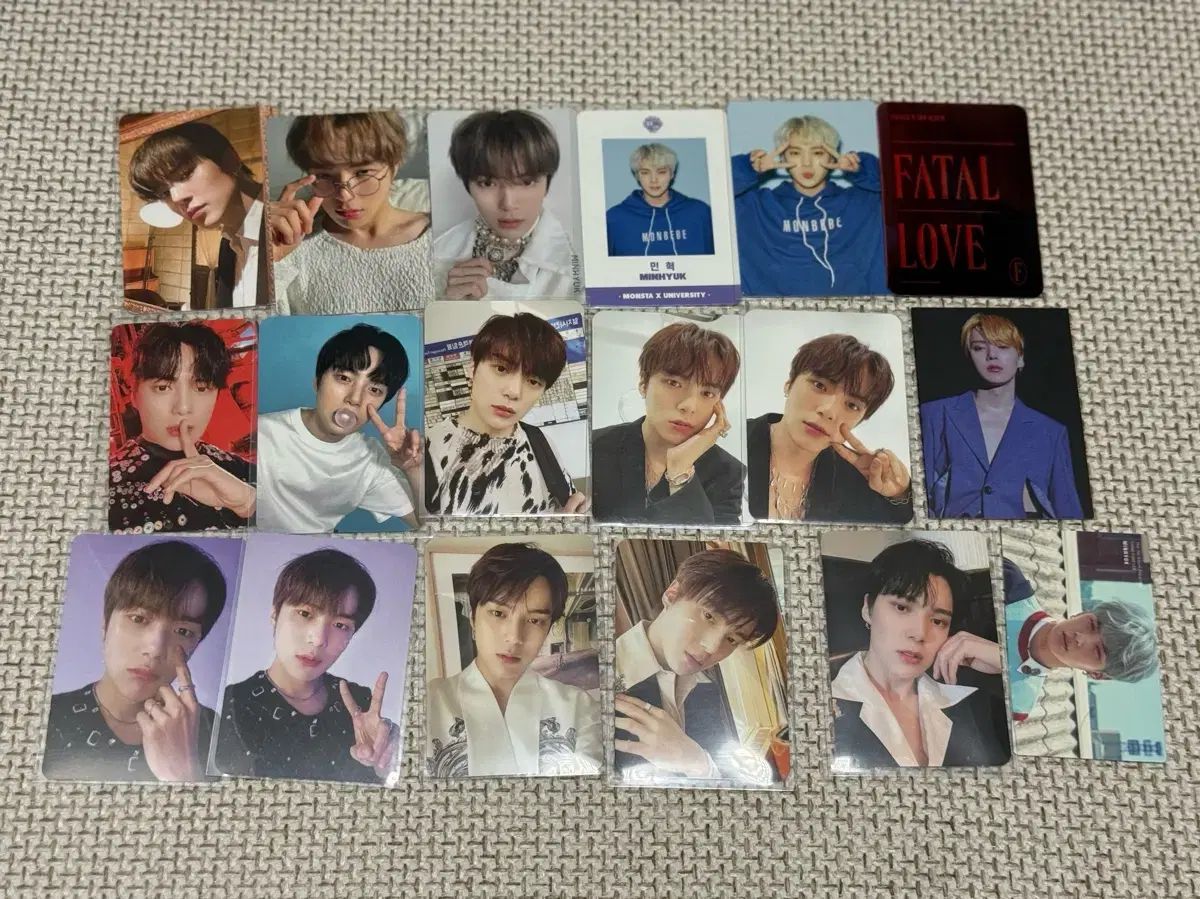 MONSTA X(モンスタエックス・モネク) ミニョク(MINHYUK) トレカ 18枚