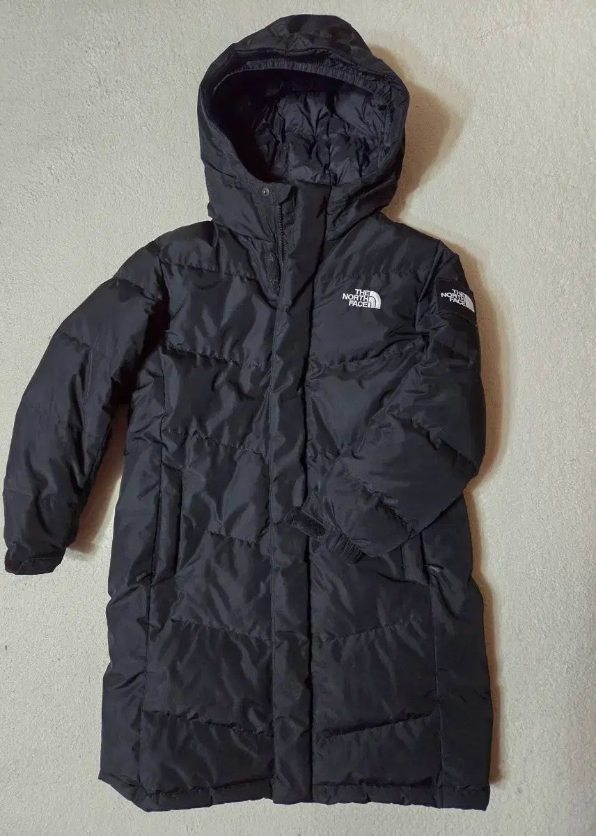 THE NORTH FACE ザノースフェイス キッズ ブラック ロング丈 ダウンジャケット