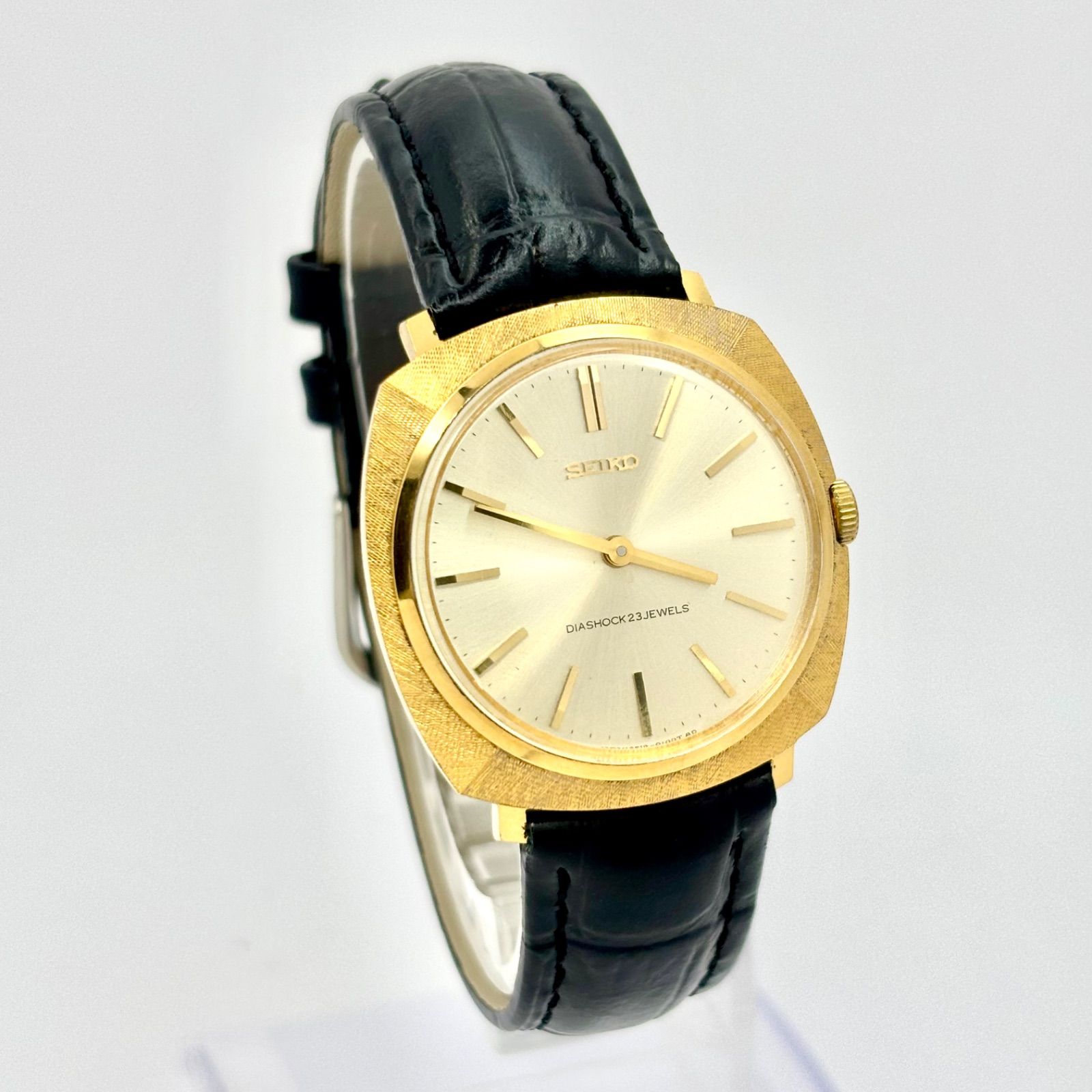 稼働】SEIKO セイコー 機械式 手巻き ボーイズ 腕時計 ゴールド 2519