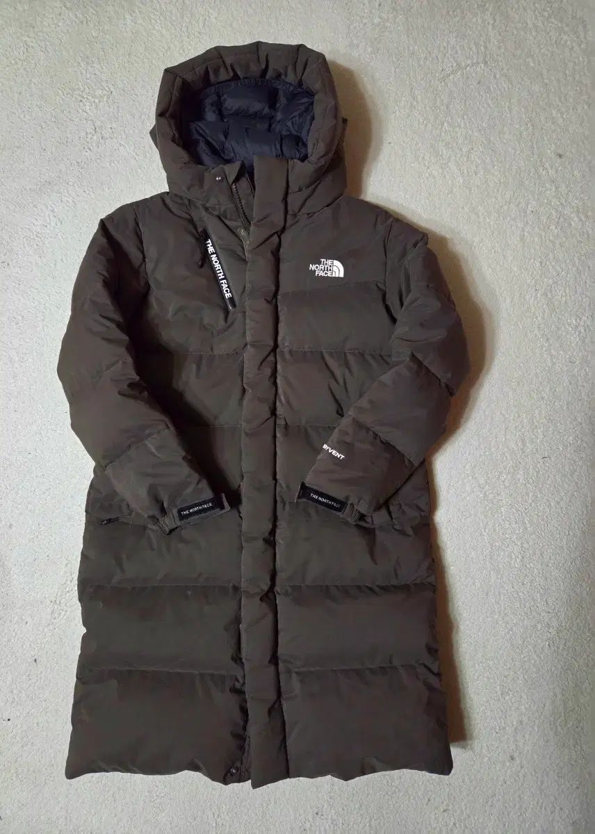 ザノースフェイス キッズ ダウン アウター カーキ