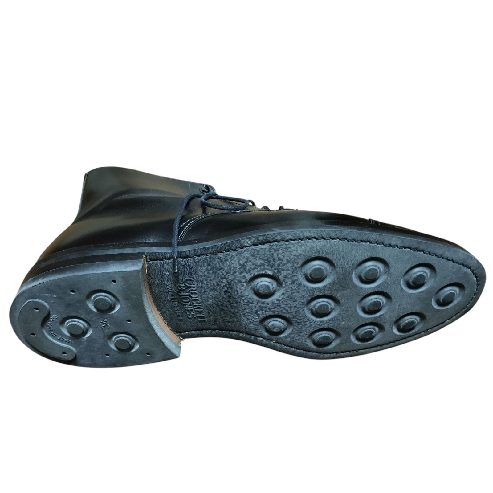  き JONES Coniston 2 26387 A C 01 Black Calf Dainite Sole last 375 8 E クロケット＆ジョーンズ コニストン2 ドレス ビジネスシューズ ブーツ 革靴