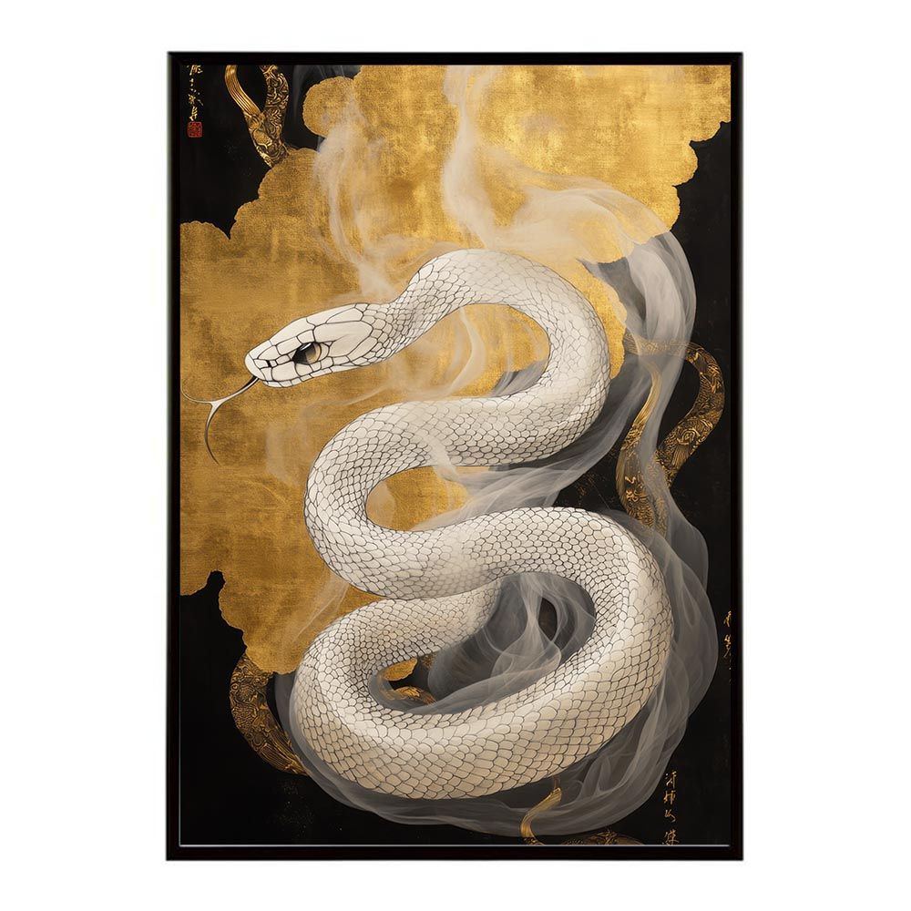 A1サイズ（約59x84cm）】【lh-poster-11547】2025年 干支 蛇 ショップ