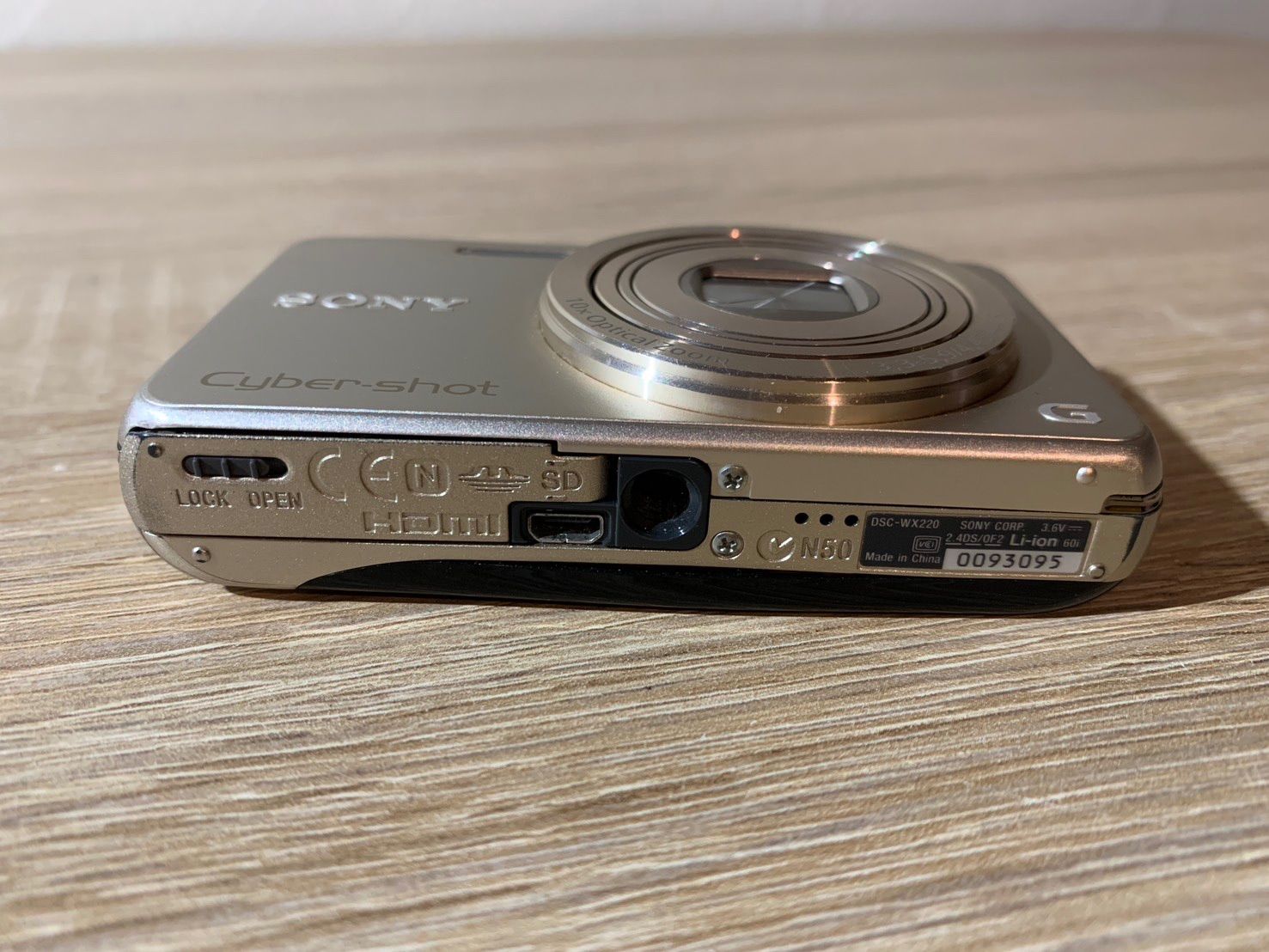 7027 Sony Cyber-Shot DSC-WX220 ゴールド デジカメ - メルカリ