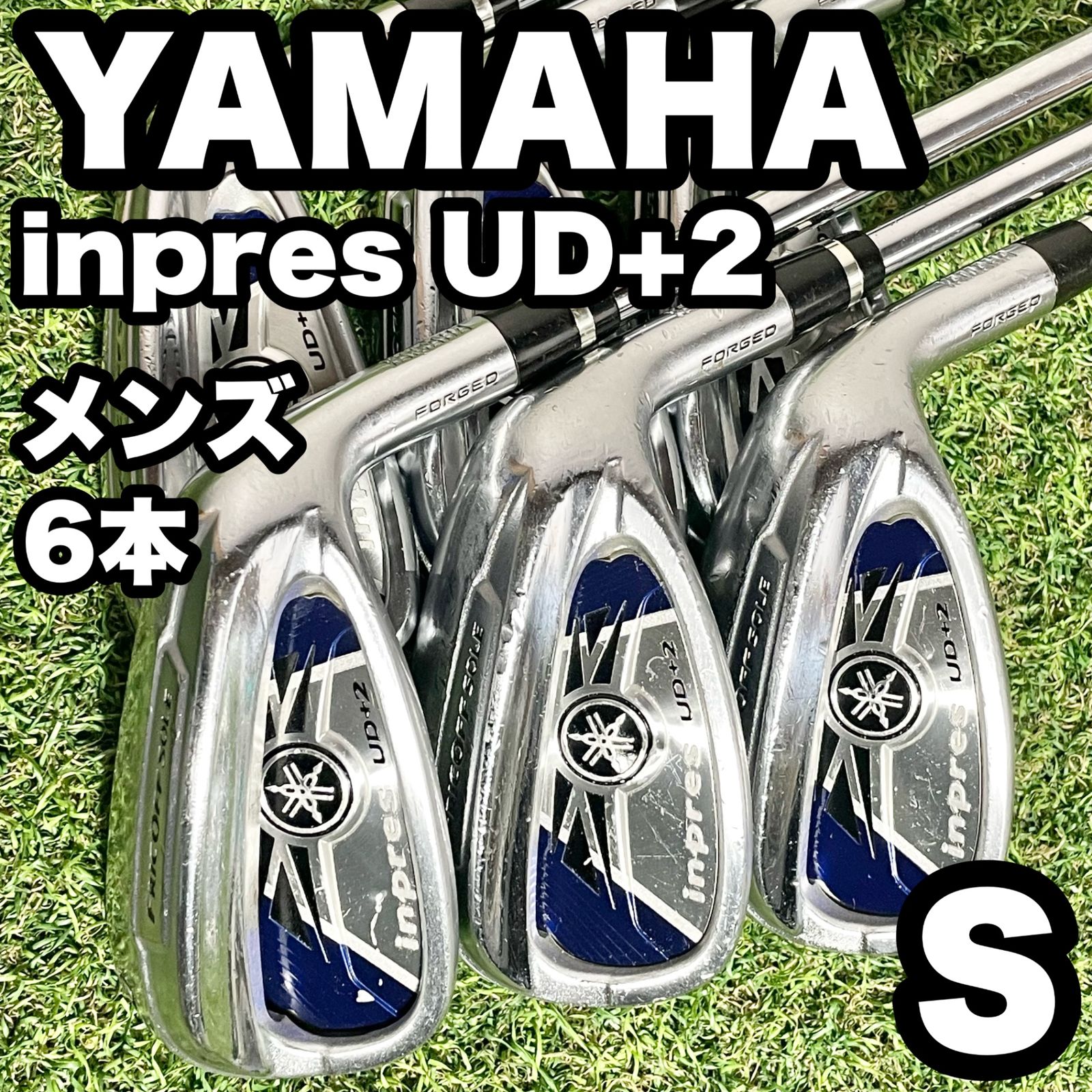 YAMAHA inpres UD 2 ヤマハ インプレス アイアンセット 6本 メンズ S 右 ぶっ飛び系 モデル N.S.PRO Zelose 7