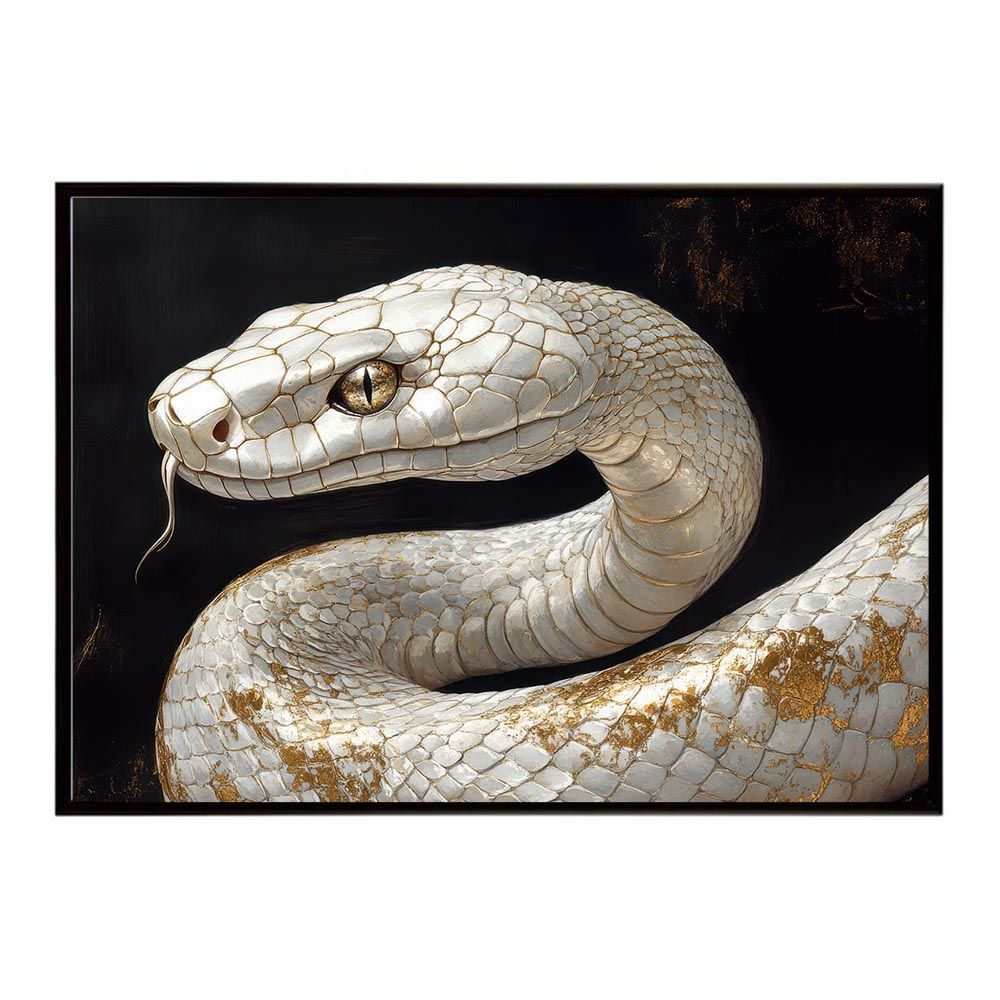 B2サイズ（約51x73cm）】【lh-poster-9408】【フレーム付き】蛇 最新