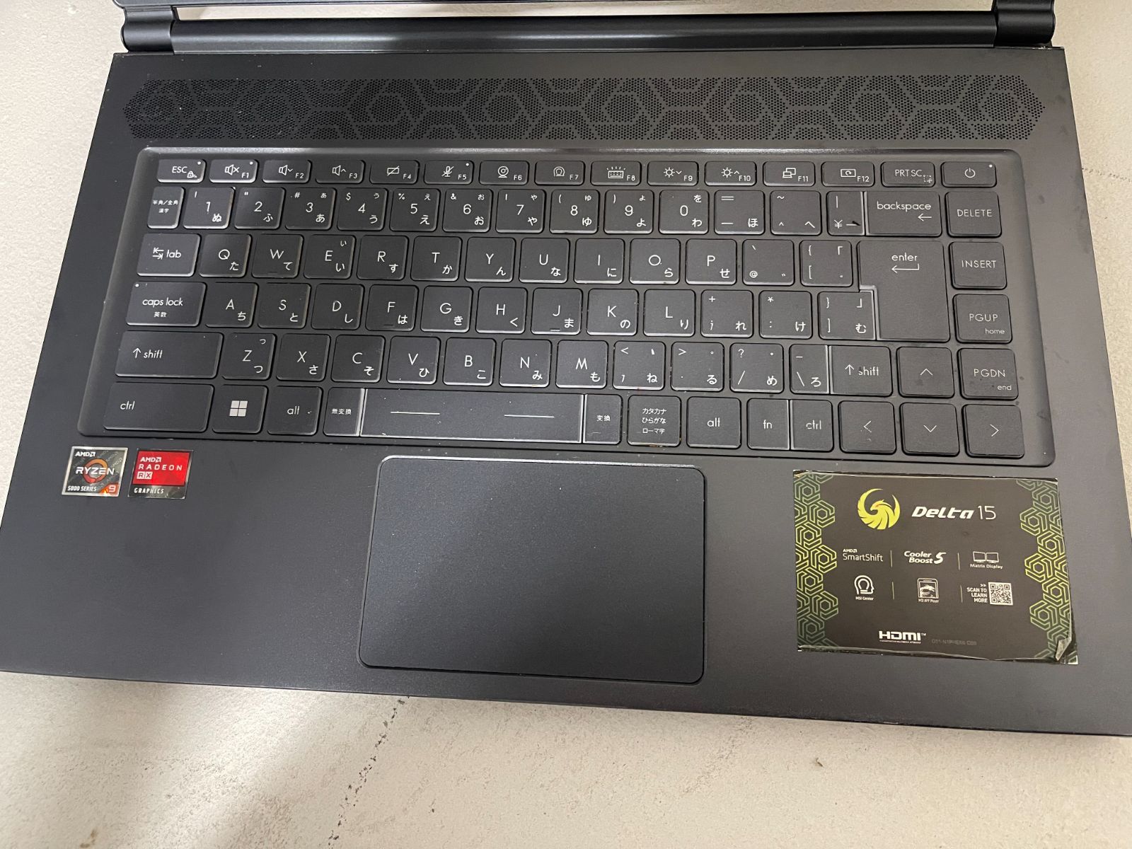 品 ノートパソコン MS 15 CK