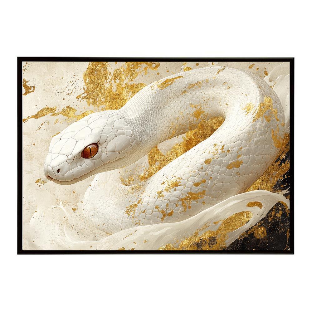 インテリア小物 【B3サイズ（約36x51cm）】【lh-poster-11643】白蛇