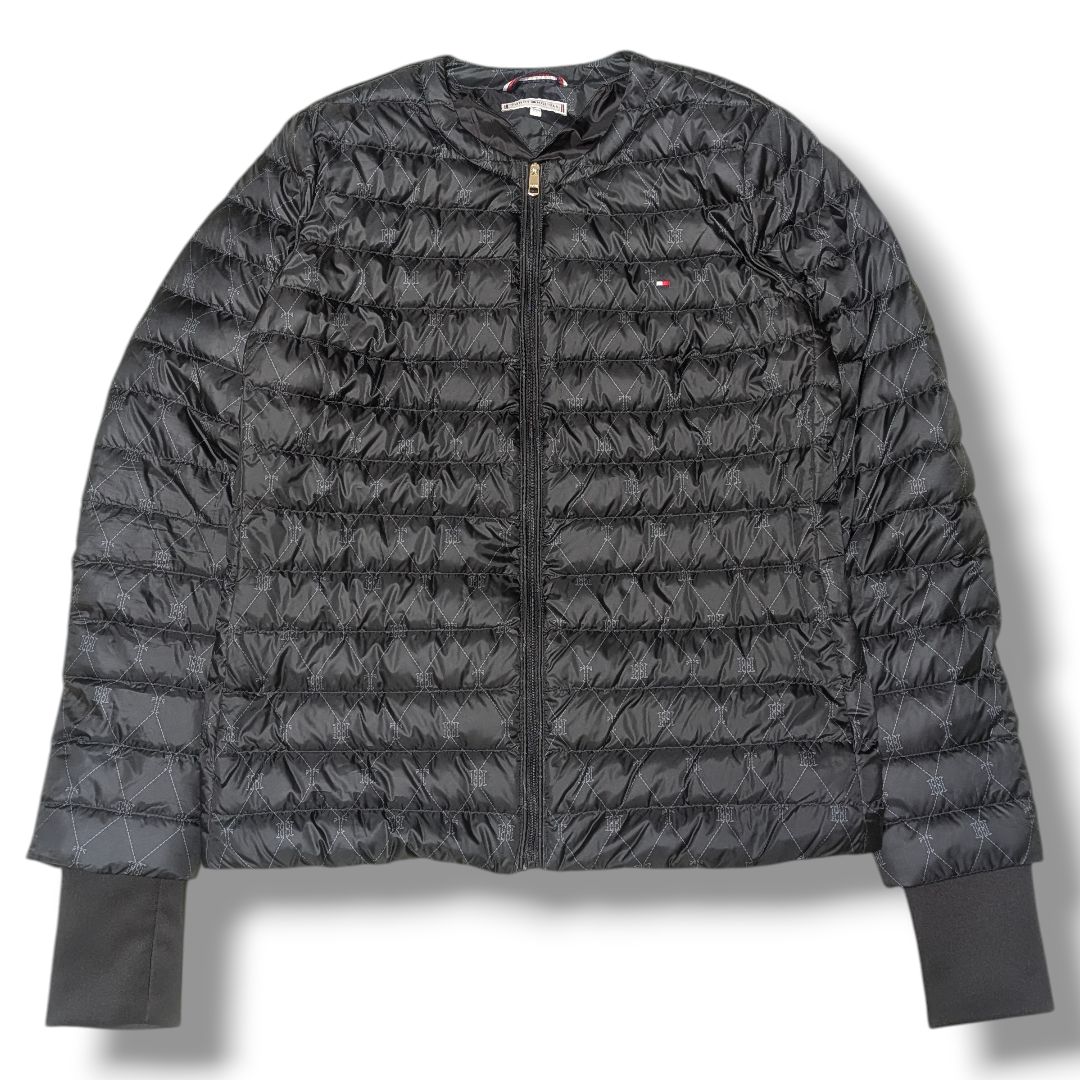 極美品】TOMMY HILFIGER トミーヒルフィガー ダウンジャケット 総柄 