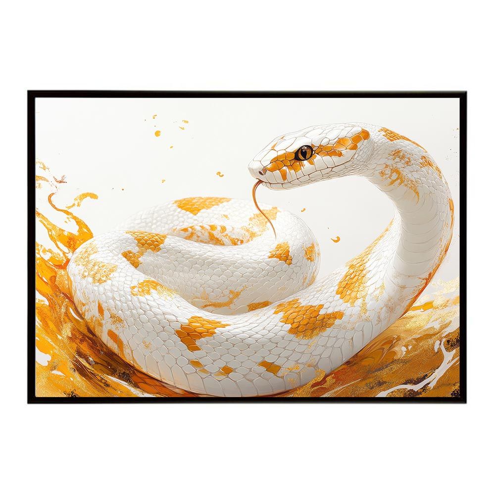 専用ページ A1サイズ（約59x84cm）】【lh-poster-11669】白蛇 干支 2025 開運 運気