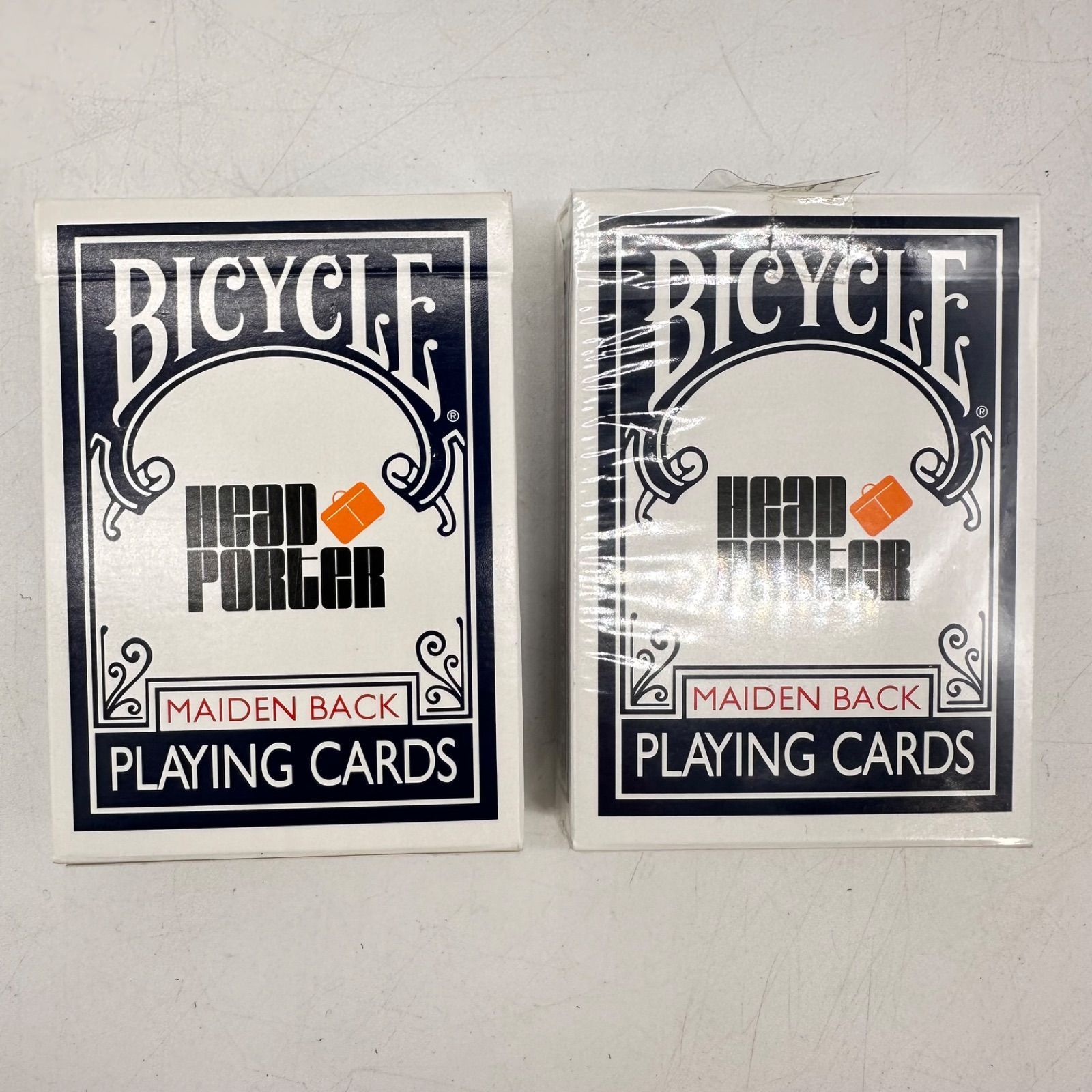 未開封あり HEAD PORTER バイスクル トランプ ケースセット BICYCLE