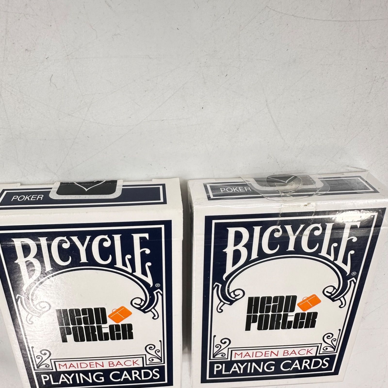 未開封あり HEAD PORTER バイスクル トランプ ケースセット BICYCLE