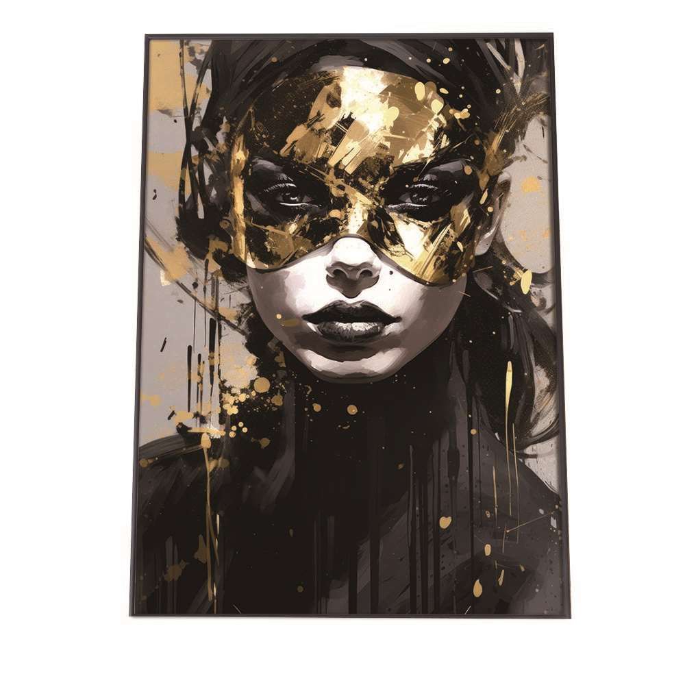 A1サイズ（約59x84cm）】【lh-poster-1235】ゴールド ペイント