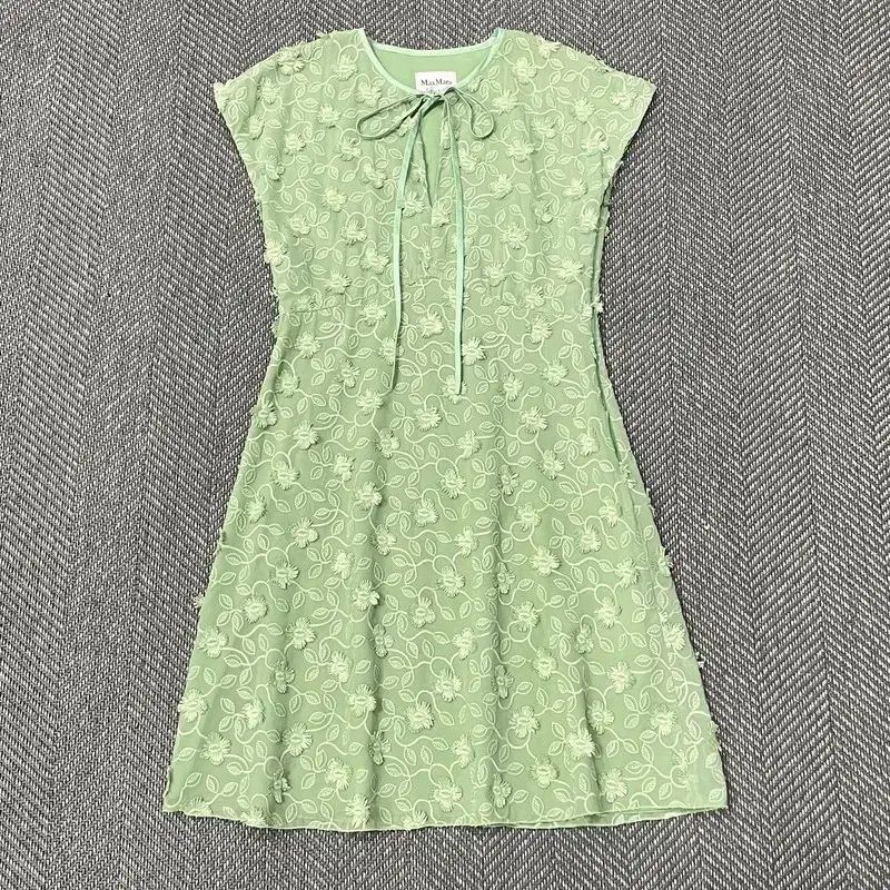 MAX MARA マックスマーラ フラワー 刺繍 ONE PIECE v0126