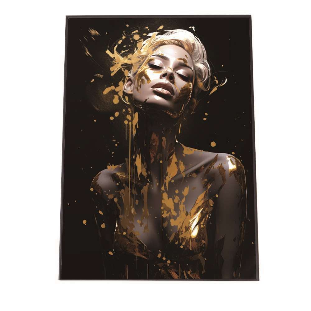 B2サイズ（約51x73cm）】【lh-poster-1258】ゴールド ペイント