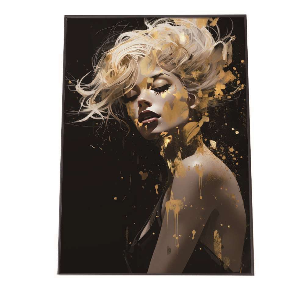 A2サイズ（約42x59cm）】【lh-poster-1260】ゴールド ペイント