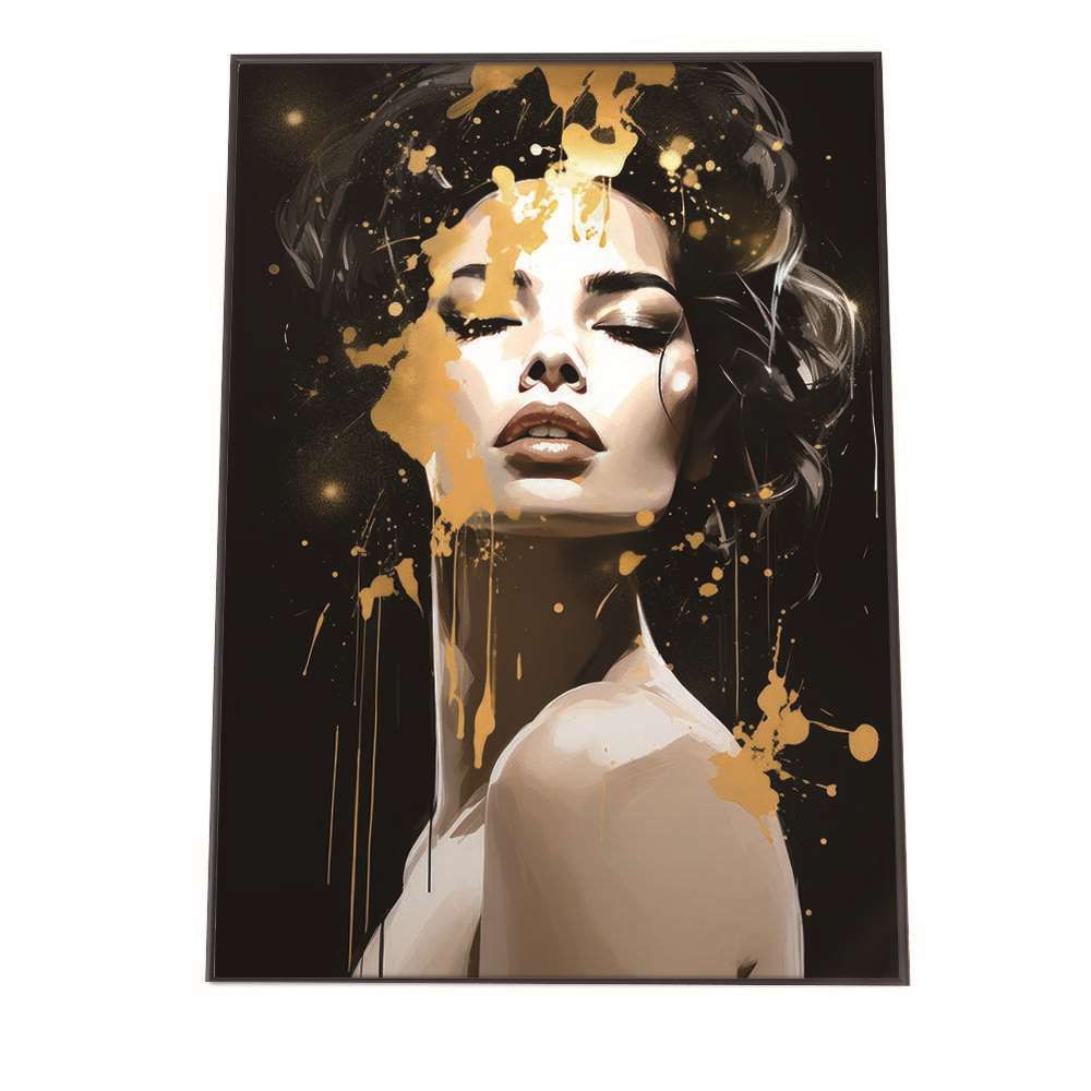 A2サイズ（約42x59cm）】【lh-poster-1272】ゴールド ペイント