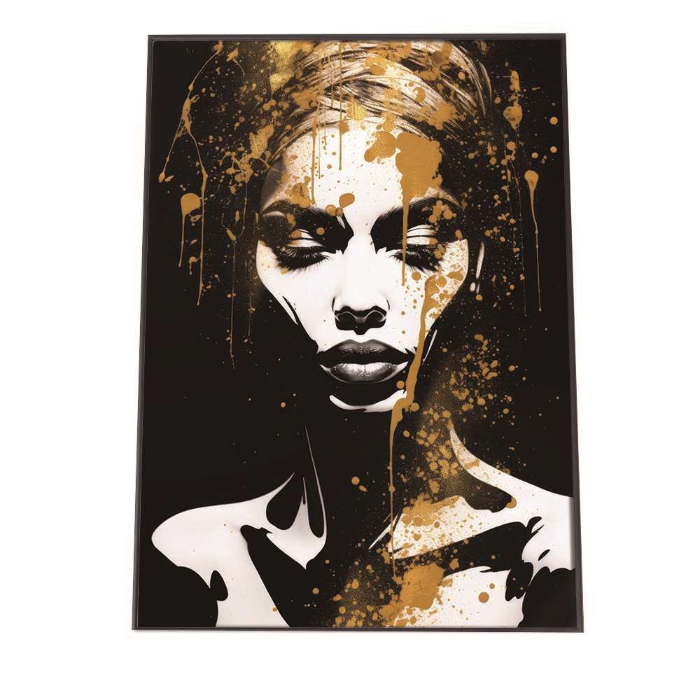 A3サイズ（約30×42cm）】【lh-poster-1273】ゴールド ペイント