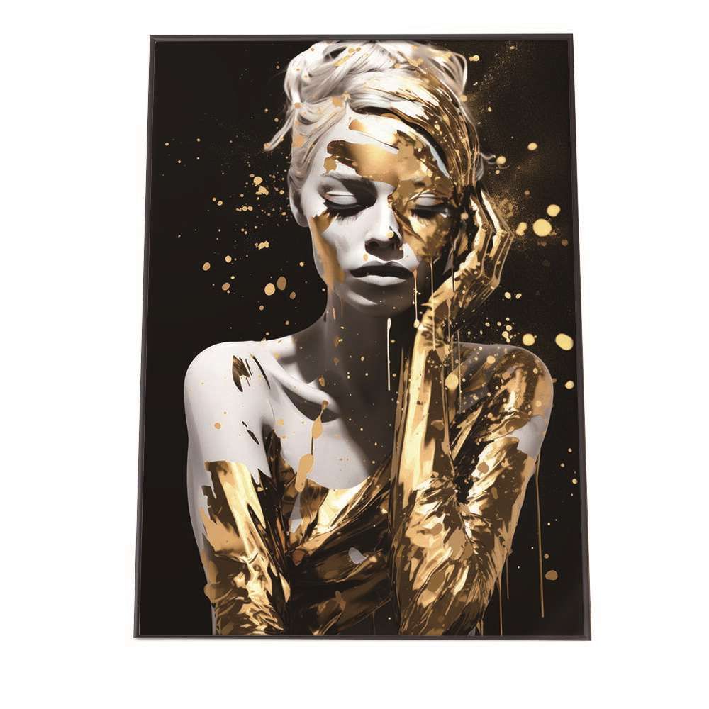 A3サイズ（約30×42cm）】【lh-poster-1275】ゴールド ペイント