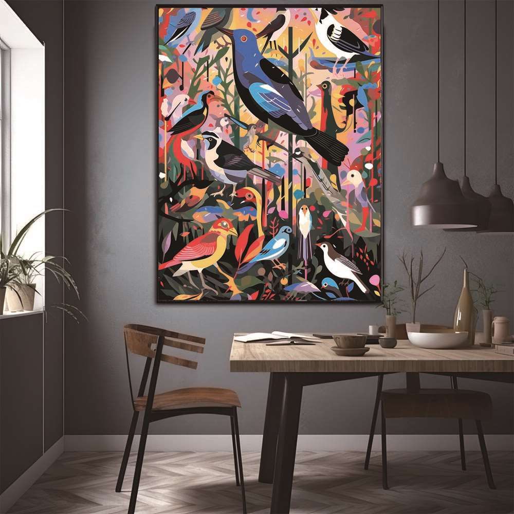 A4サイズ（約21x30cm）】【lh-poster-1287】北欧 カラフル アート