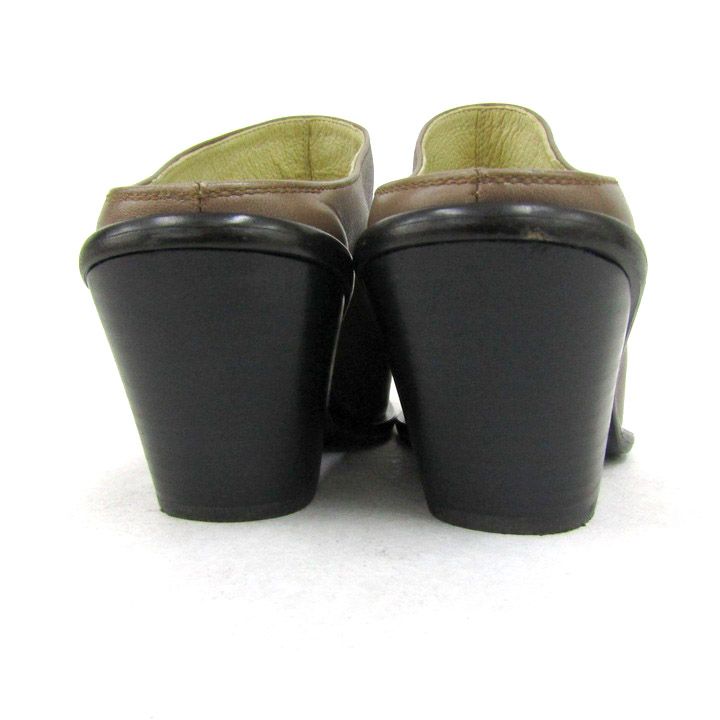 アンチショルド ミュール サンダル スクエアトゥ ブランド 靴 日本製