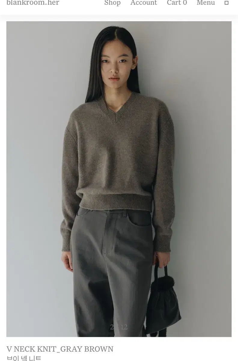 BLANK ROOM ウィメンズ Vネック ニット